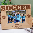 Soccer Wood Picture Frame